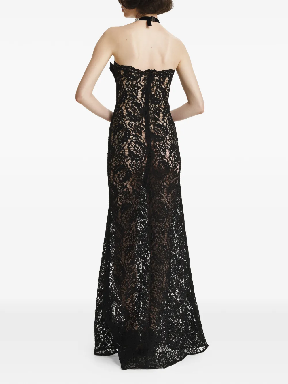 2310 STUDIO Strapless jurk Zwart