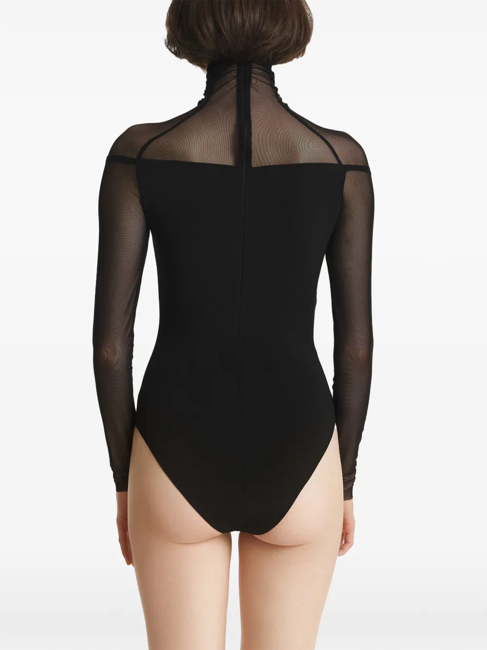  2310 Studio Body Con Paneles De Malla - Negro 