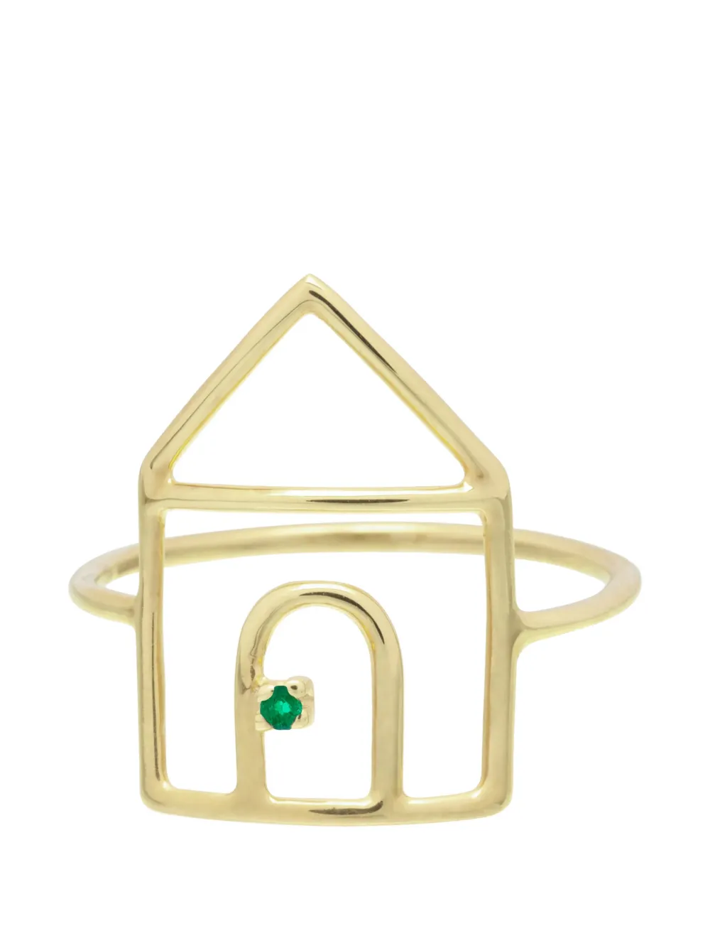 Aliita Casita Diamond Ring In Gold
