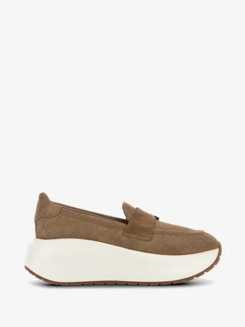 Hogan Maxi I Active suede loafers