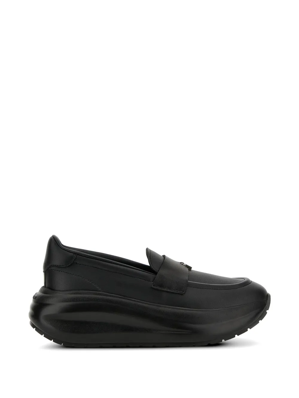 Hogan Maxi I Active leather loafers - Nero