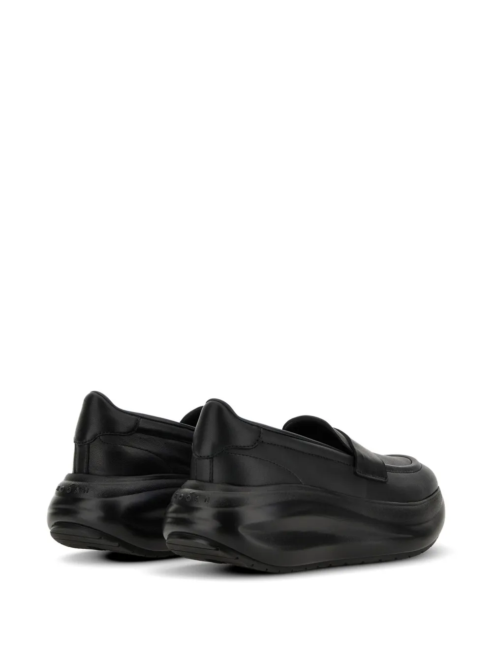 Hogan Maxi I Active leren loafers Zwart
