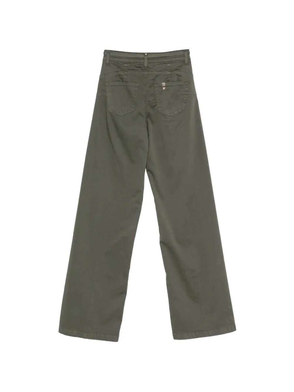 LIU JO Good Flare broek met ceintuur Groen