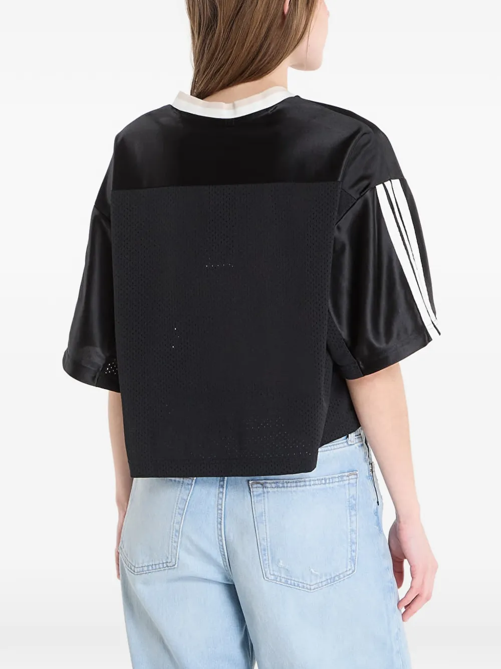 adidas Stadium mesh T-shirt Blauw