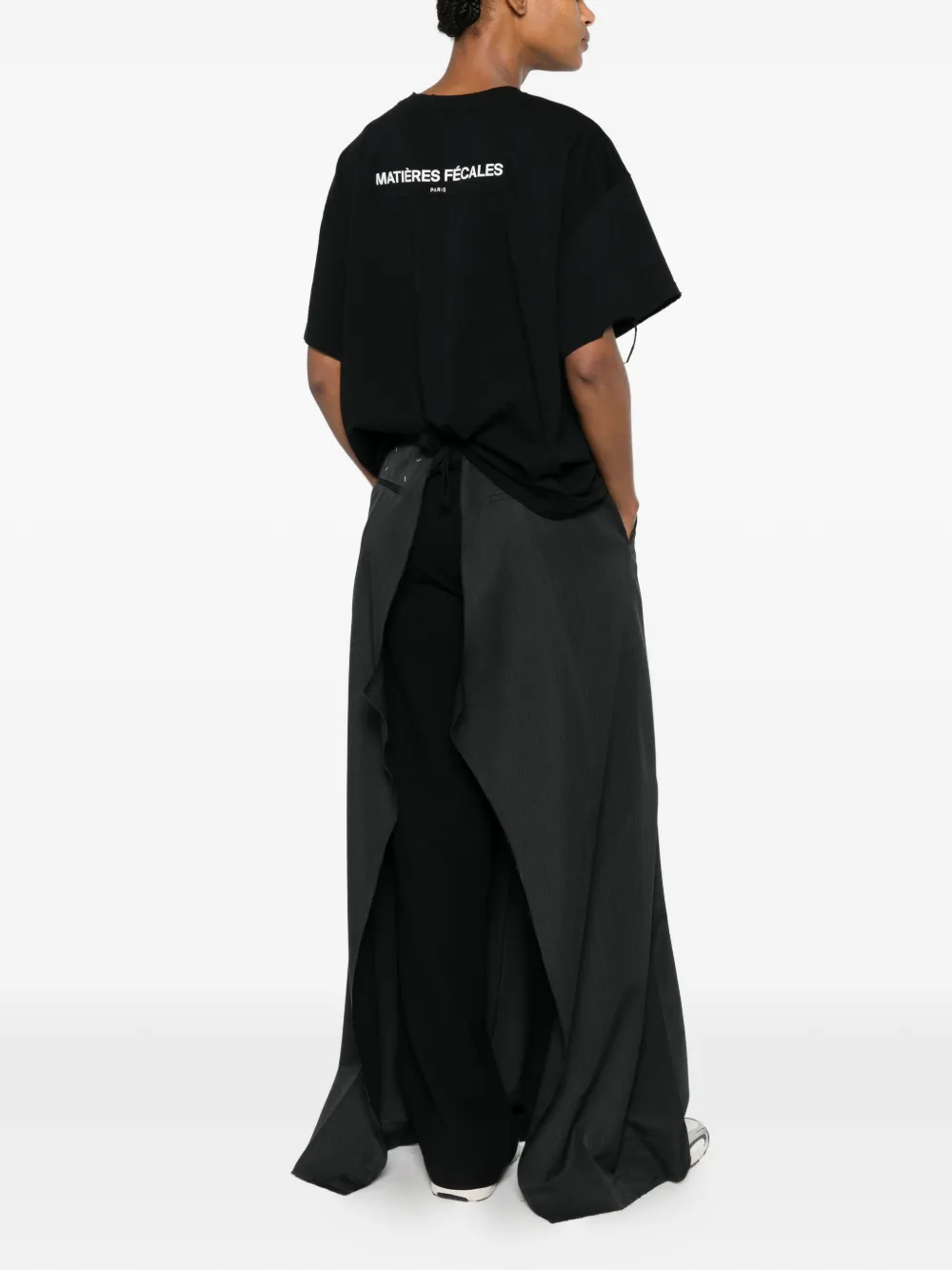 Maison Margiela Gelaagde maxi-rok Grijs