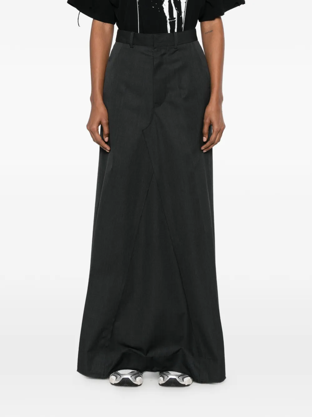Maison Margiela Gelaagde maxi-rok Grijs