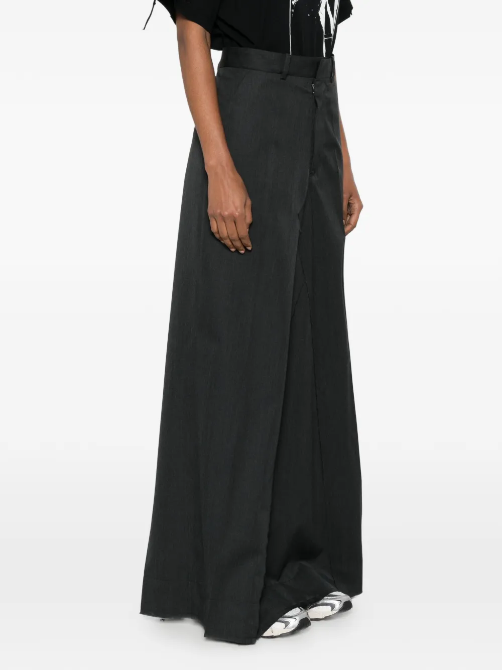 Maison Margiela Gelaagde maxi-rok Grijs
