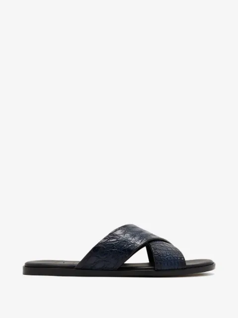 Magnanni sandales en cuir à semelle plate