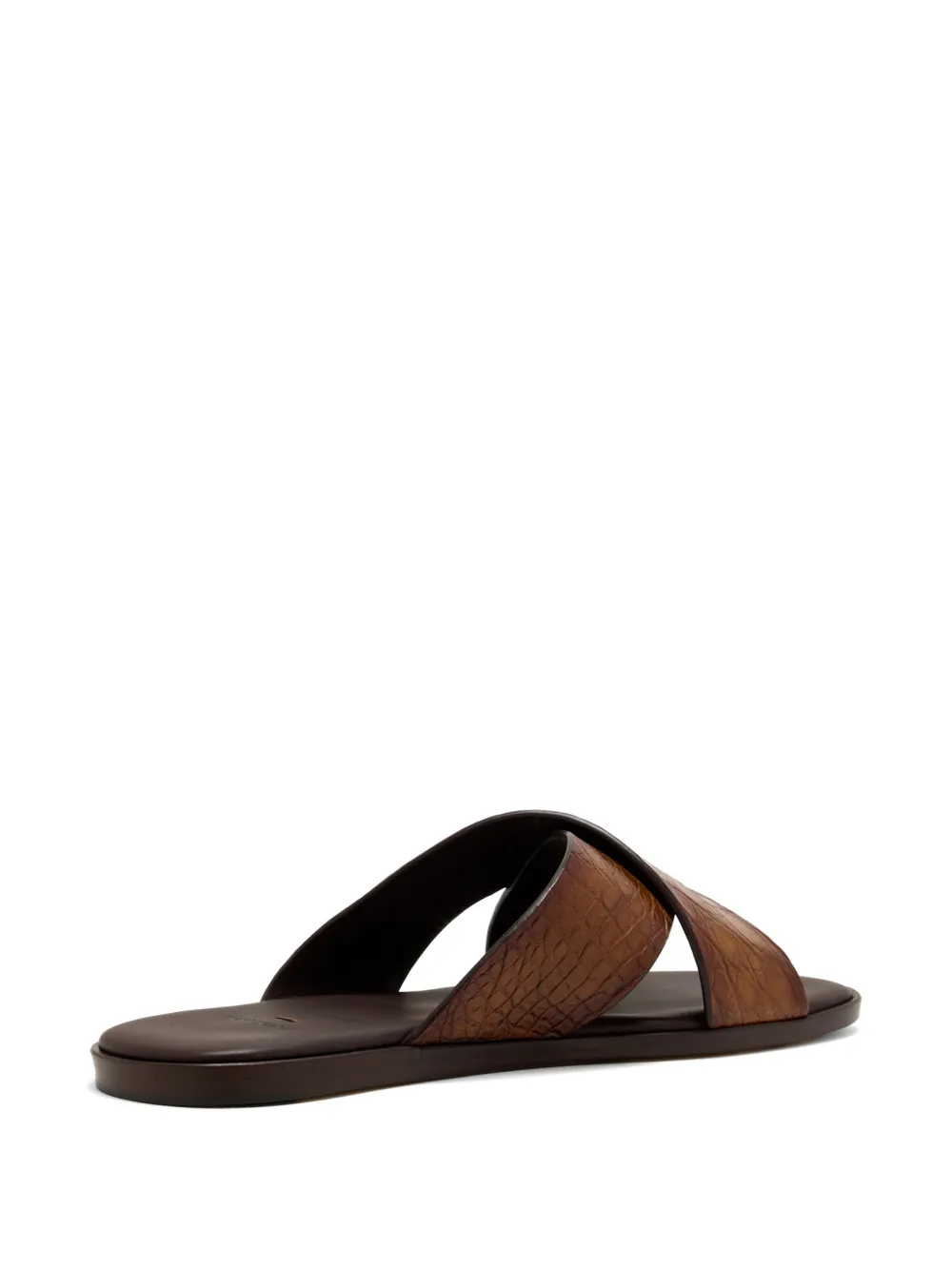 Magnanni criss-cross leather sandals Bruin