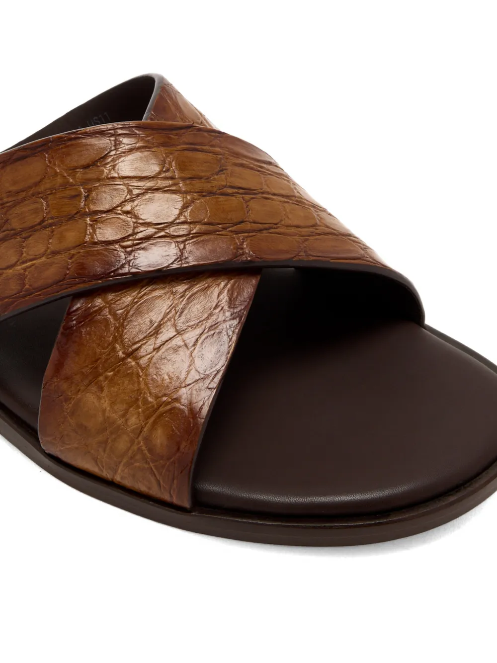 Magnanni criss-cross leather sandals Bruin