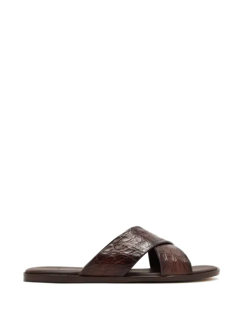 Magnanni criss-cross leather sandals