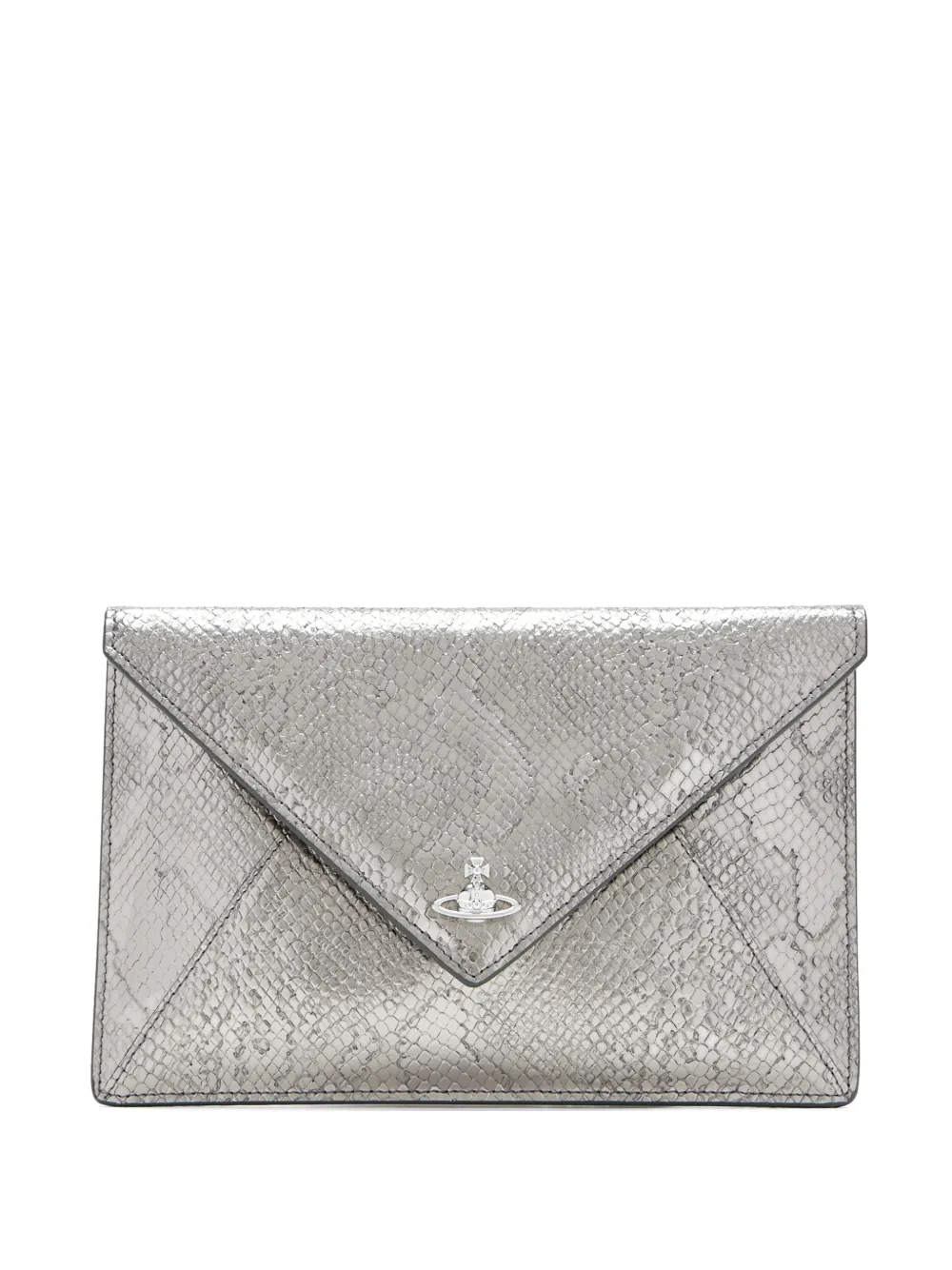 Vivienne Westwood Orb clutch bag - Argento