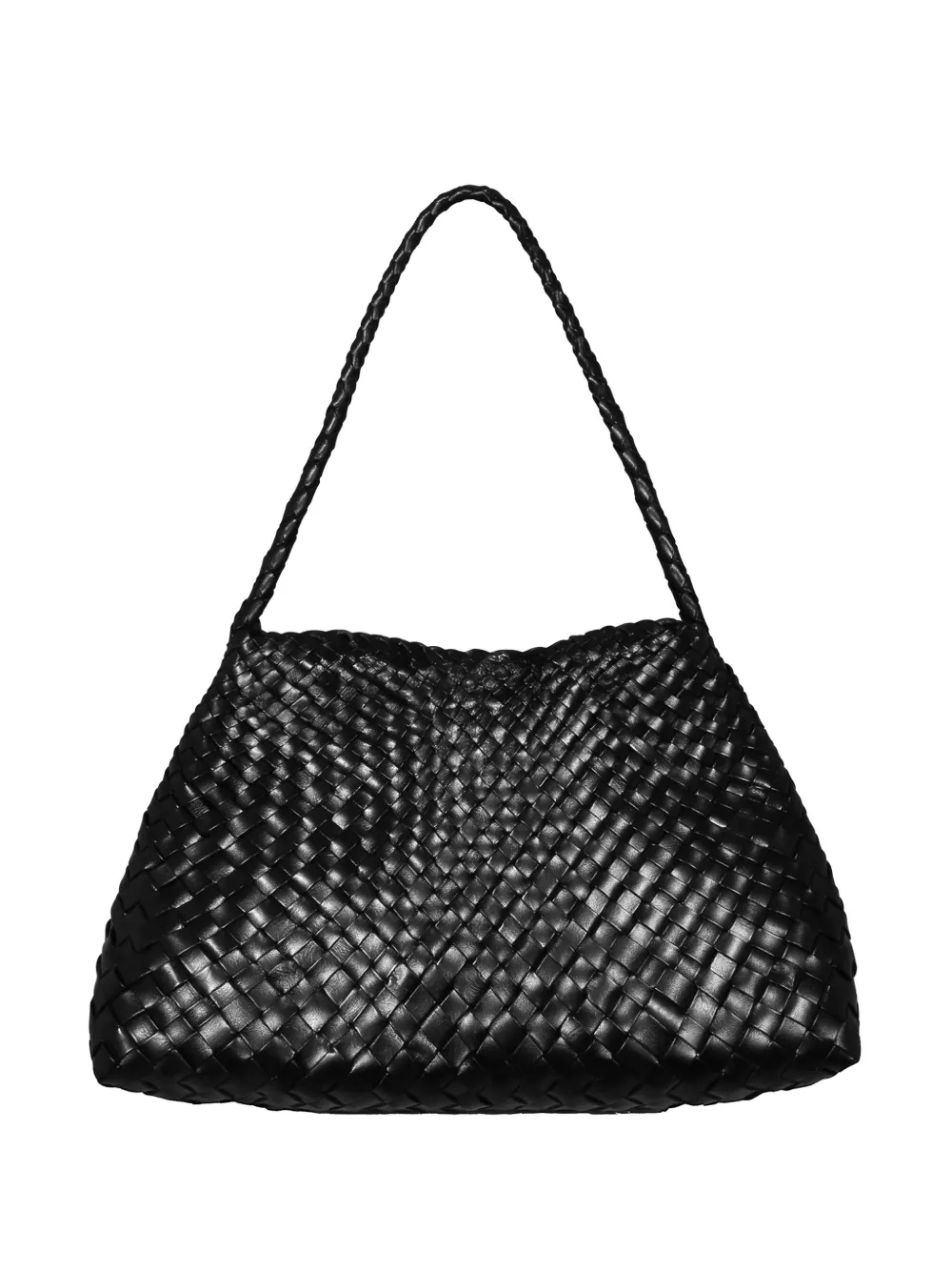 DRAGON DIFFUSION Santa Maria woven shoulder bag - Nero
