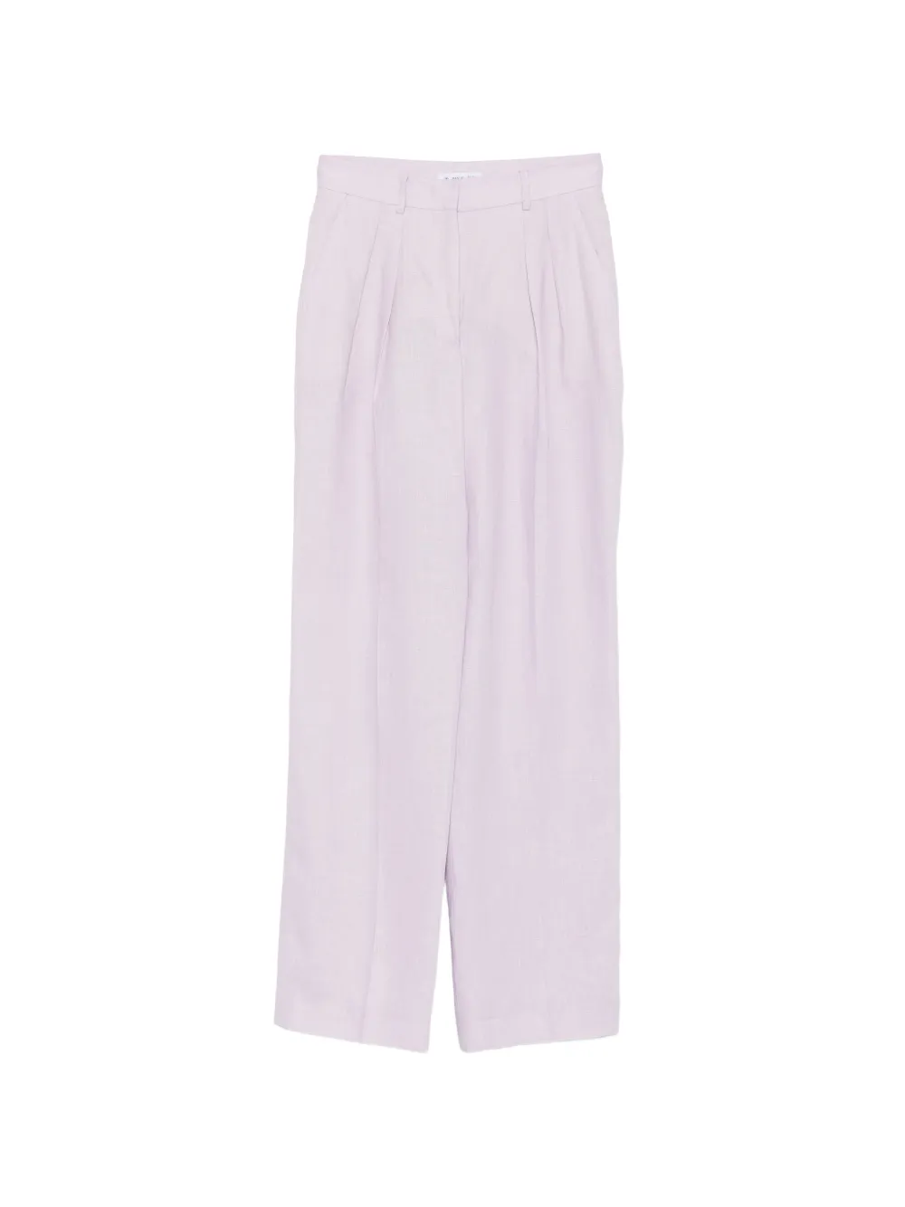 Manuel Ritz pleated linen trousers - Viola