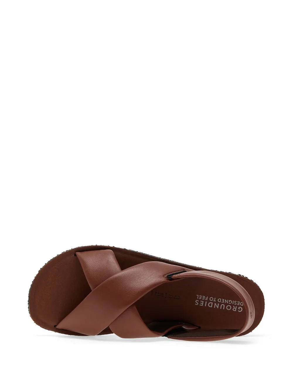 Groundies Crossover-strap Slingback Sandals In Multi