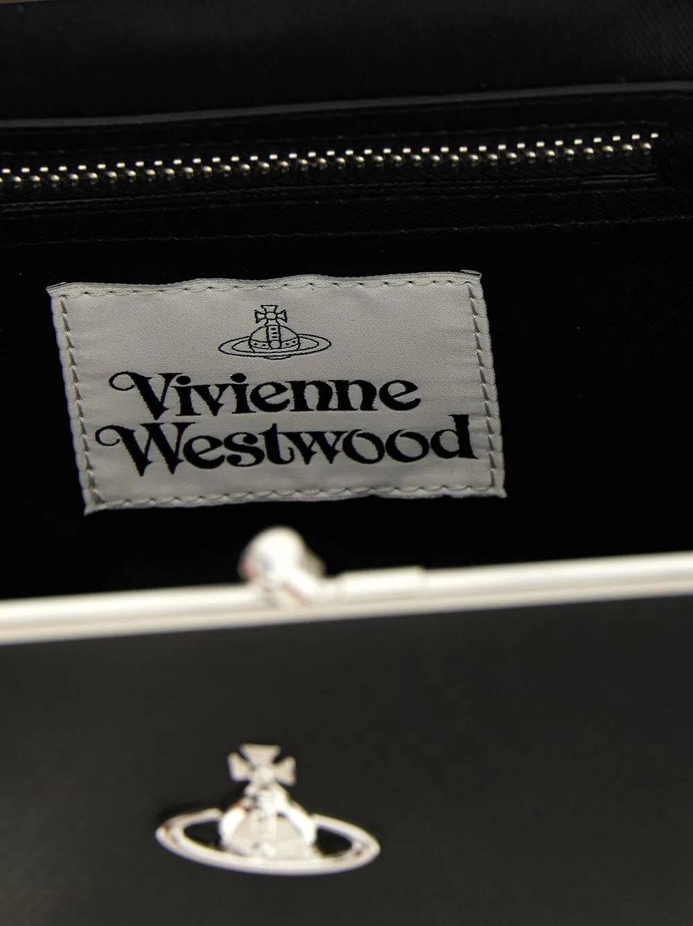 Vivienne Westwood Granny shopper met kettingbandje Zwart