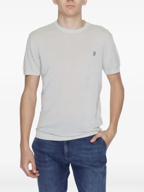 U.S. POLO ASSN. embroidered-logo crew-neck T-shirt