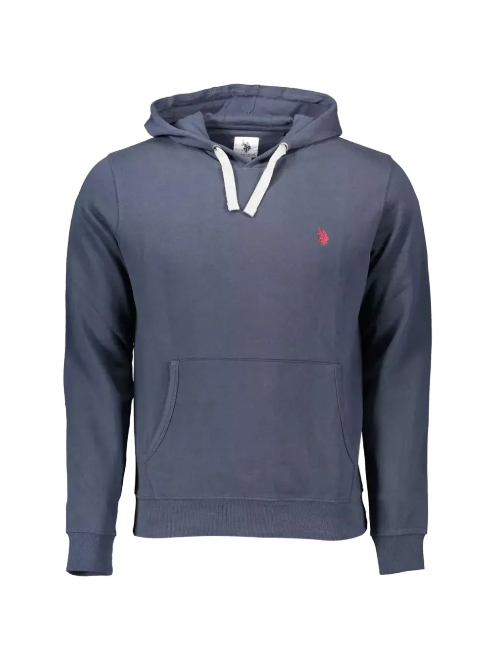 U.S. POLO ASSN. hooded kangaroo-pocket hoodie - Blu