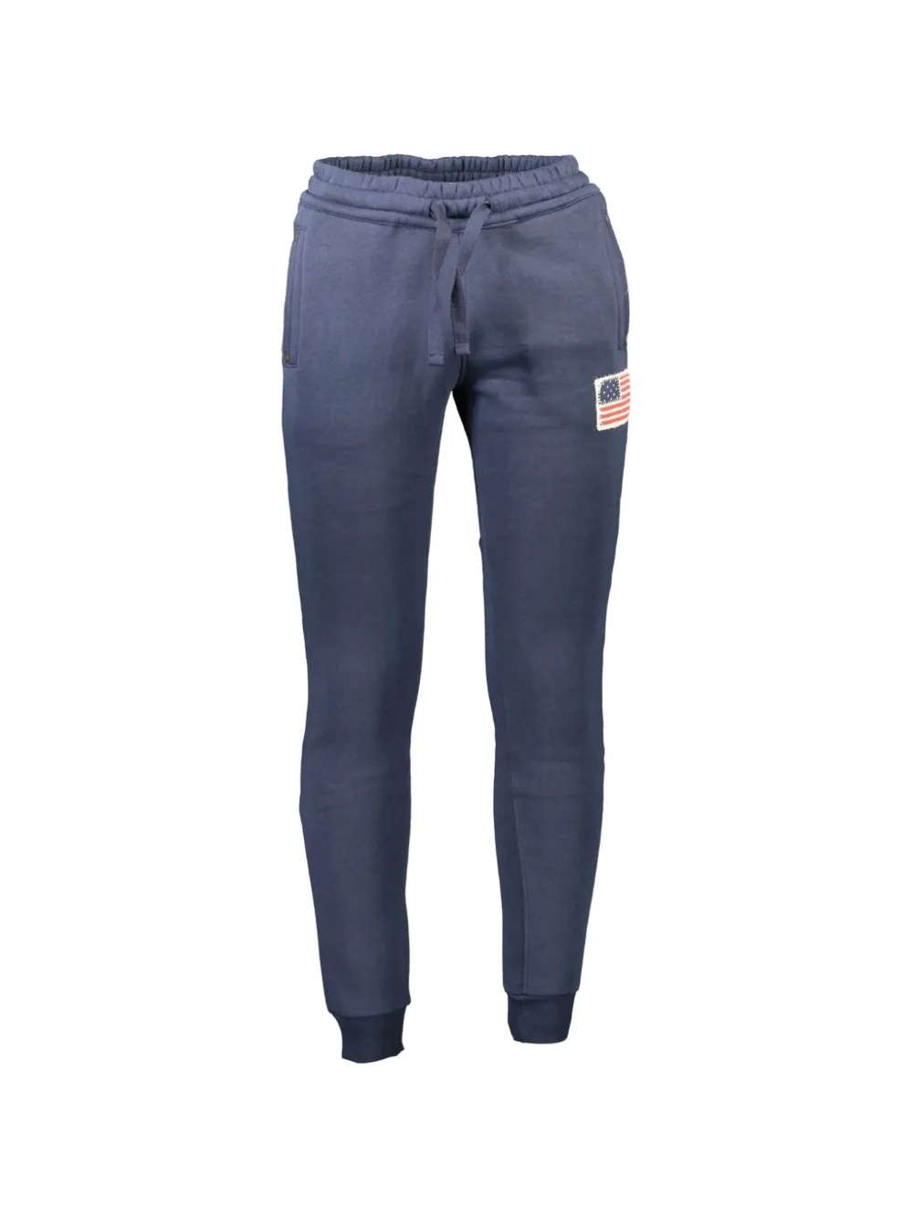 U.S. POLO ASSN. flag-patch track pants - Blu