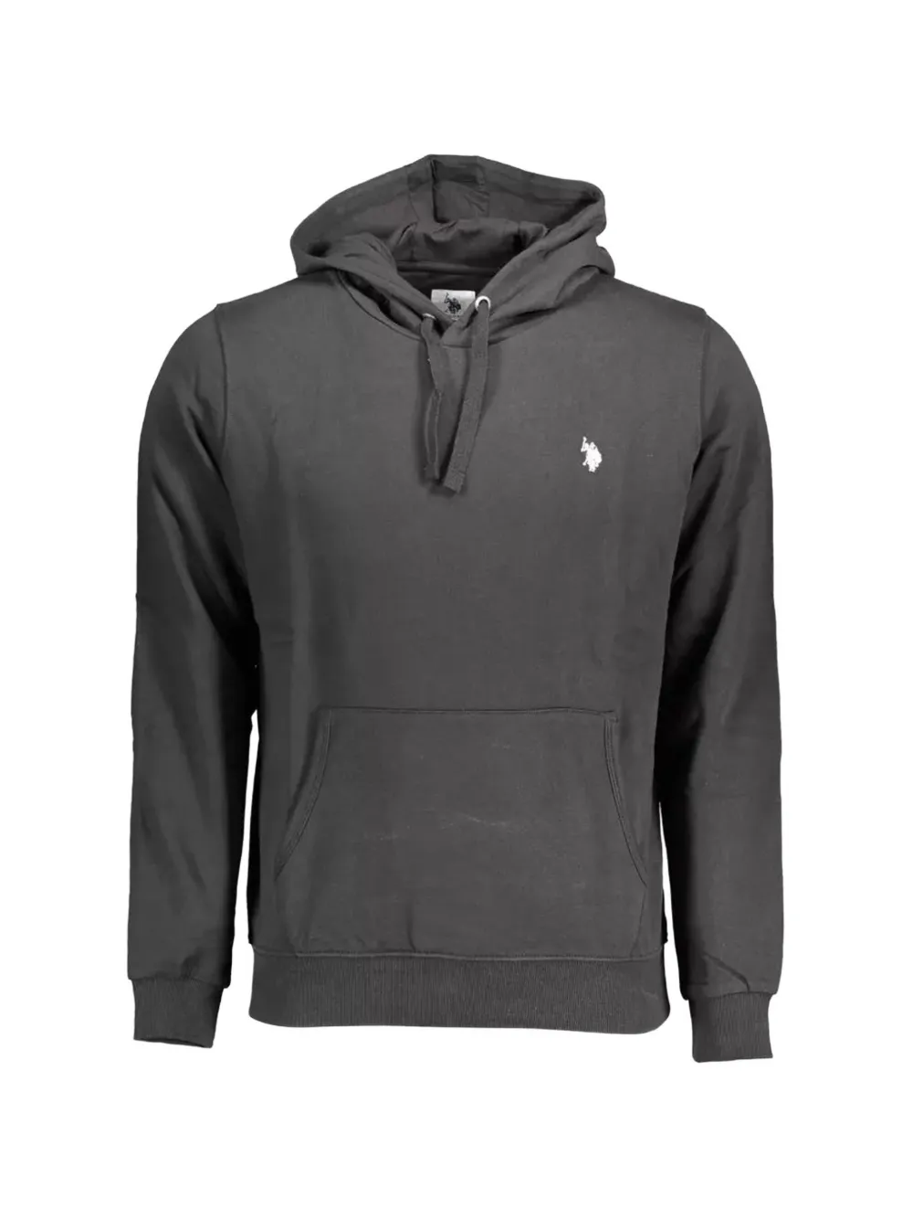 U.S. POLO ASSN. logo-embroidered hoodie - Grigio