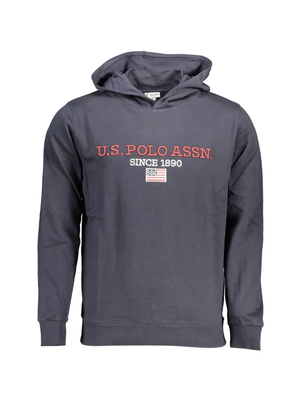 U.S. POLO ASSN. logo-embroidered hoodie - Grau