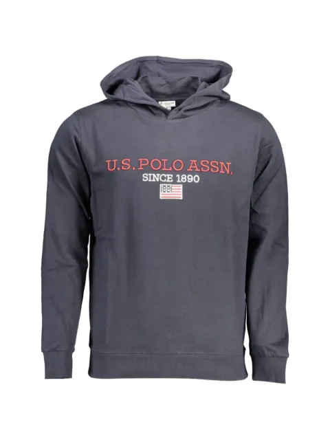 U.S. POLO ASSN. logo-embroidered hoodie