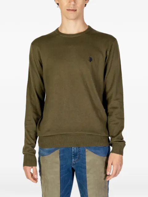 U.S. POLO ASSN. embroidered-logo sweater