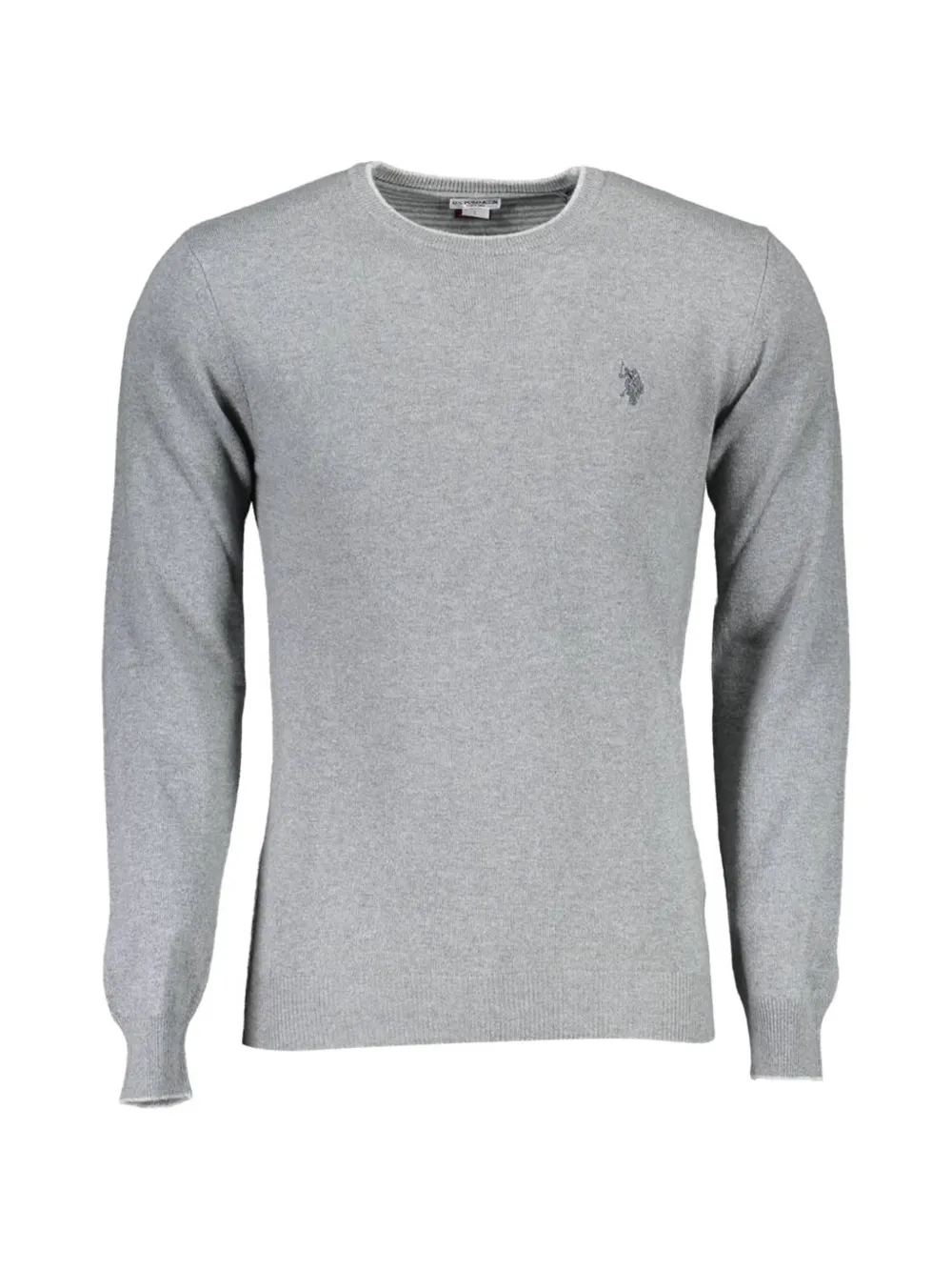 U.S. POLO ASSN. embroidered-logo crew-neck sweatshirt - Grigio
