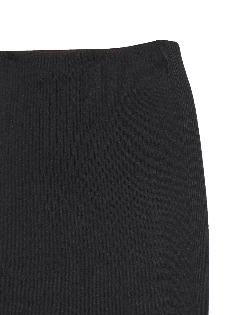 Alberta Ferretti Ribgebreide rok Zwart