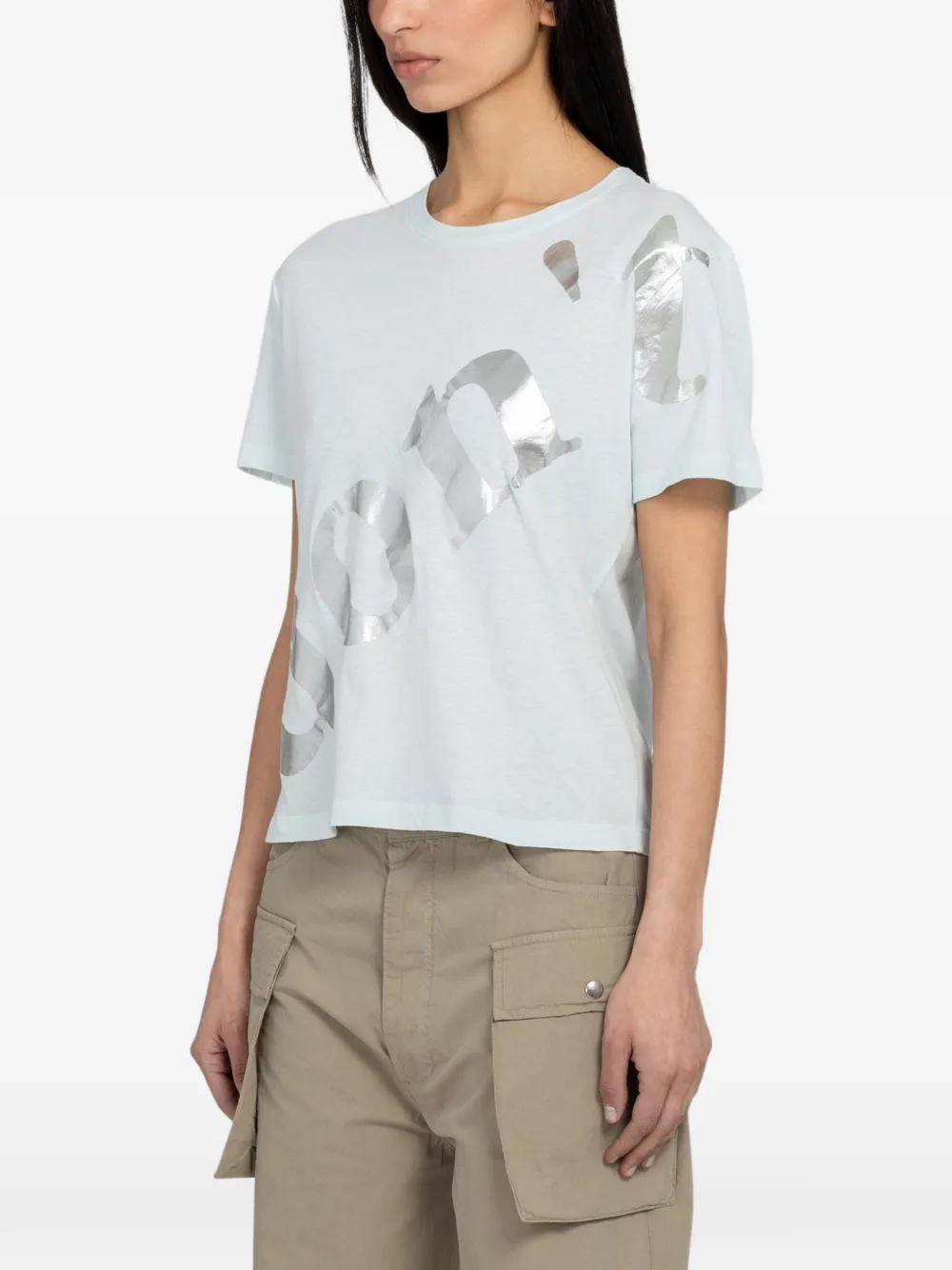 Gimaguas Don't-shirt met tekst Blauw