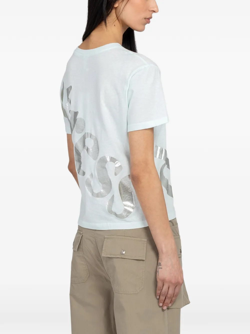 Gimaguas Don't-shirt met tekst Blauw