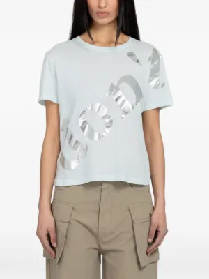 Ann Demeulemeester Floor Micro T-shirt | Neutrals | FARFETCH IN