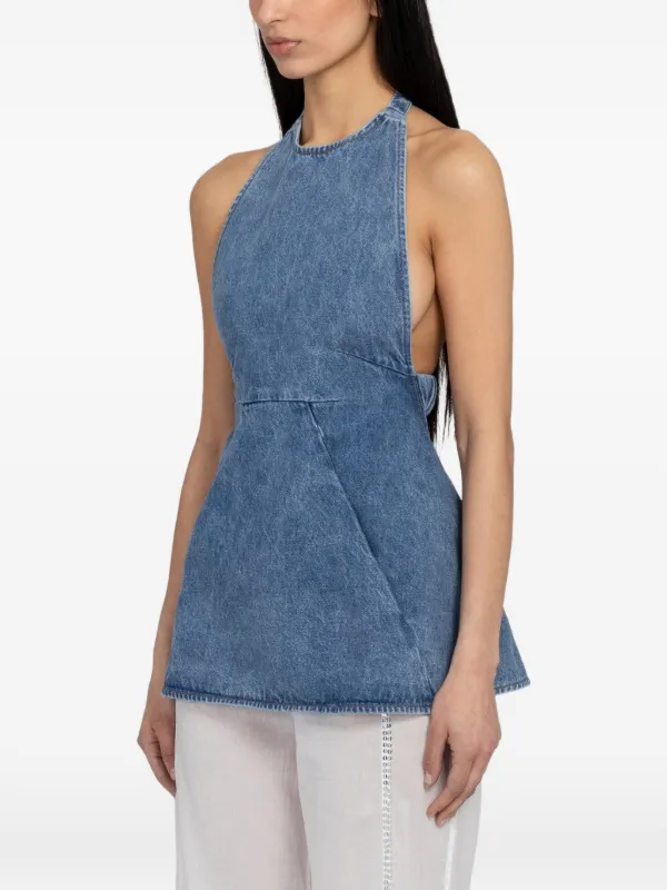 Gimaguas ホルターネック バックレストップ | ブルー | FARFETCH JP