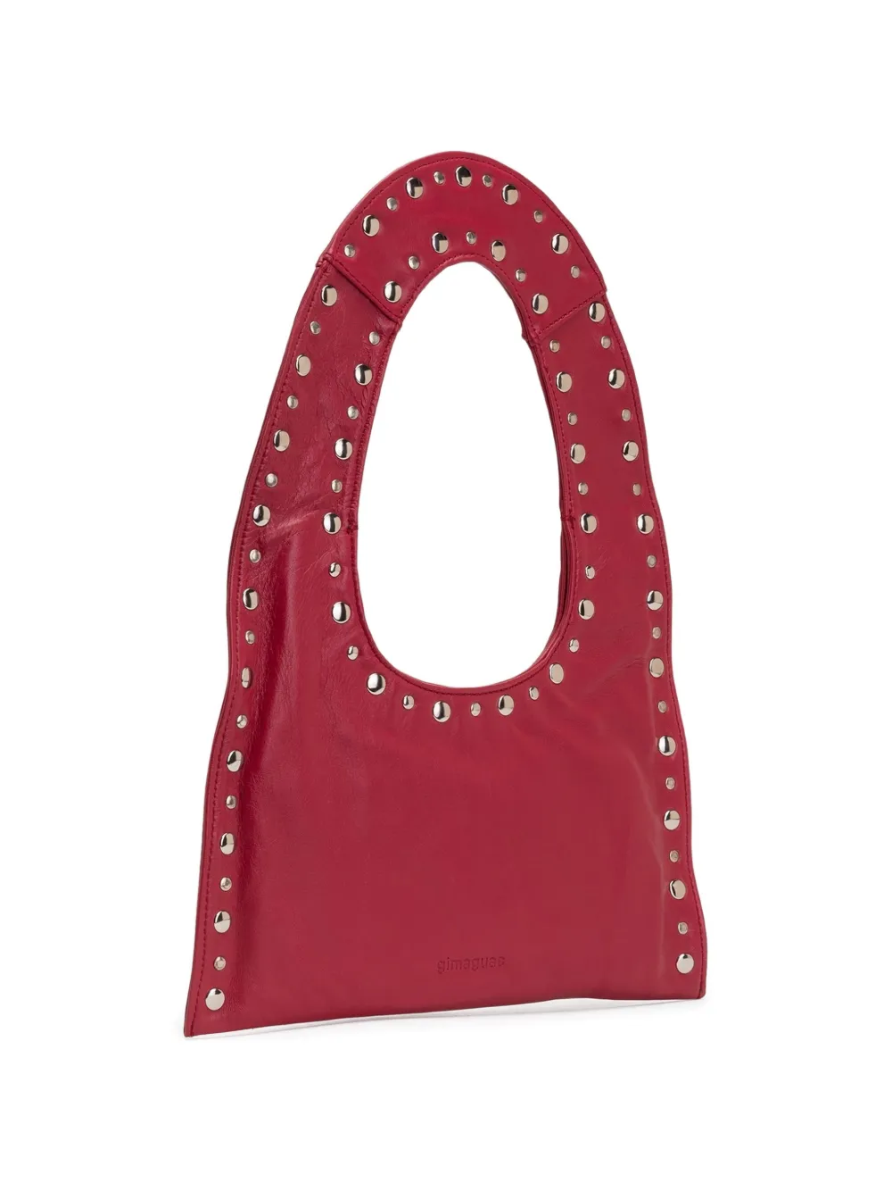Gimaguas mini Franca stud-embellished tote bag - Rosso