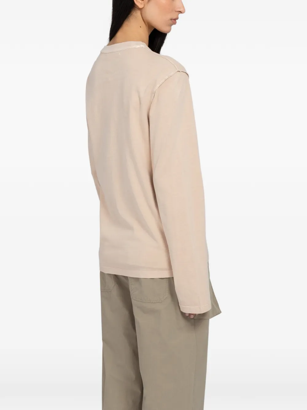 Gimaguas T-shirt met logoprint Beige