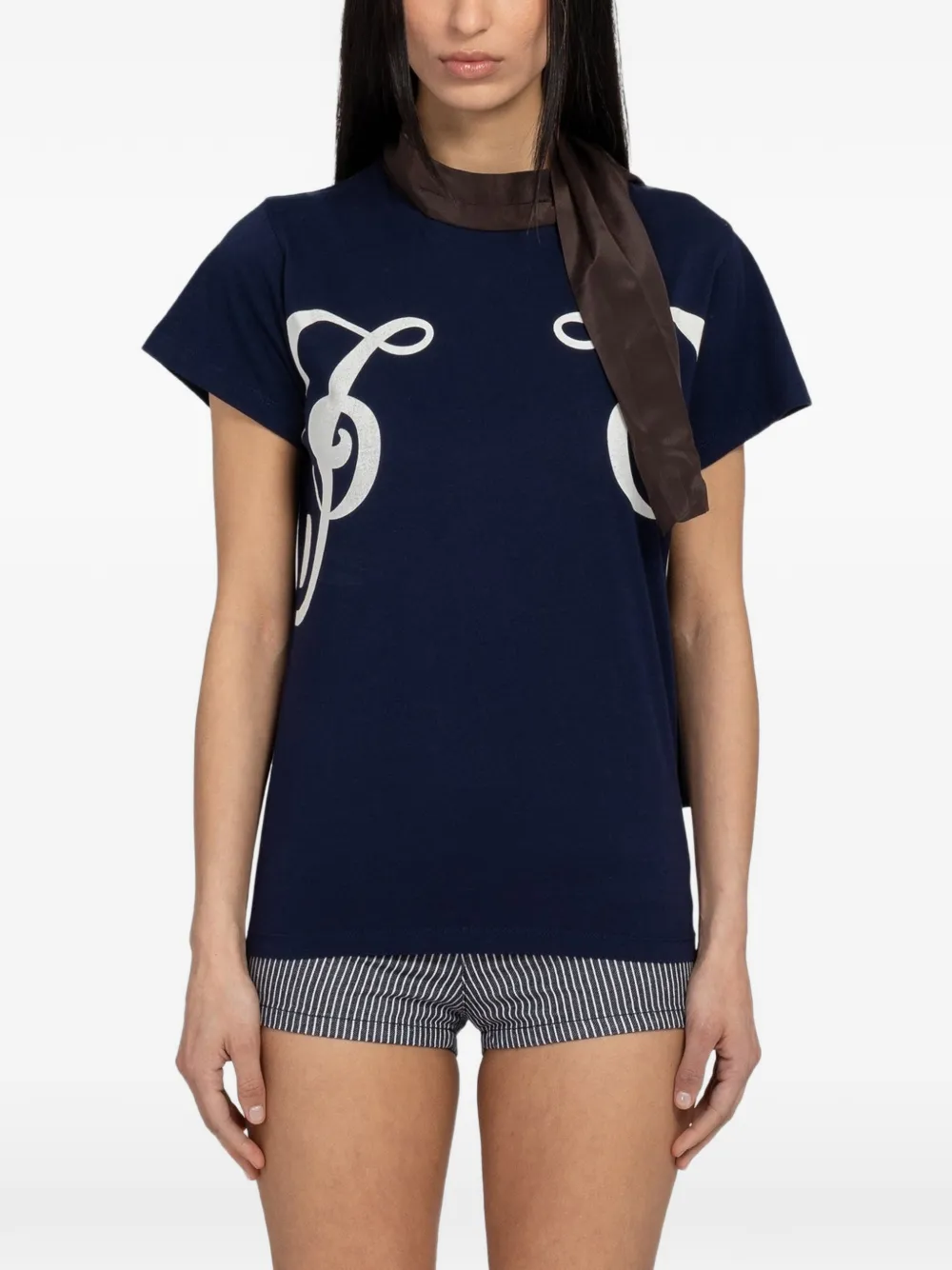 Gimaguas Phoebe graphic-print T-shirt - Blu
