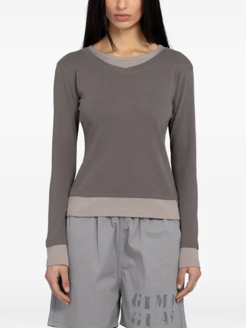Gimaguas layered long-sleeve T-shirt