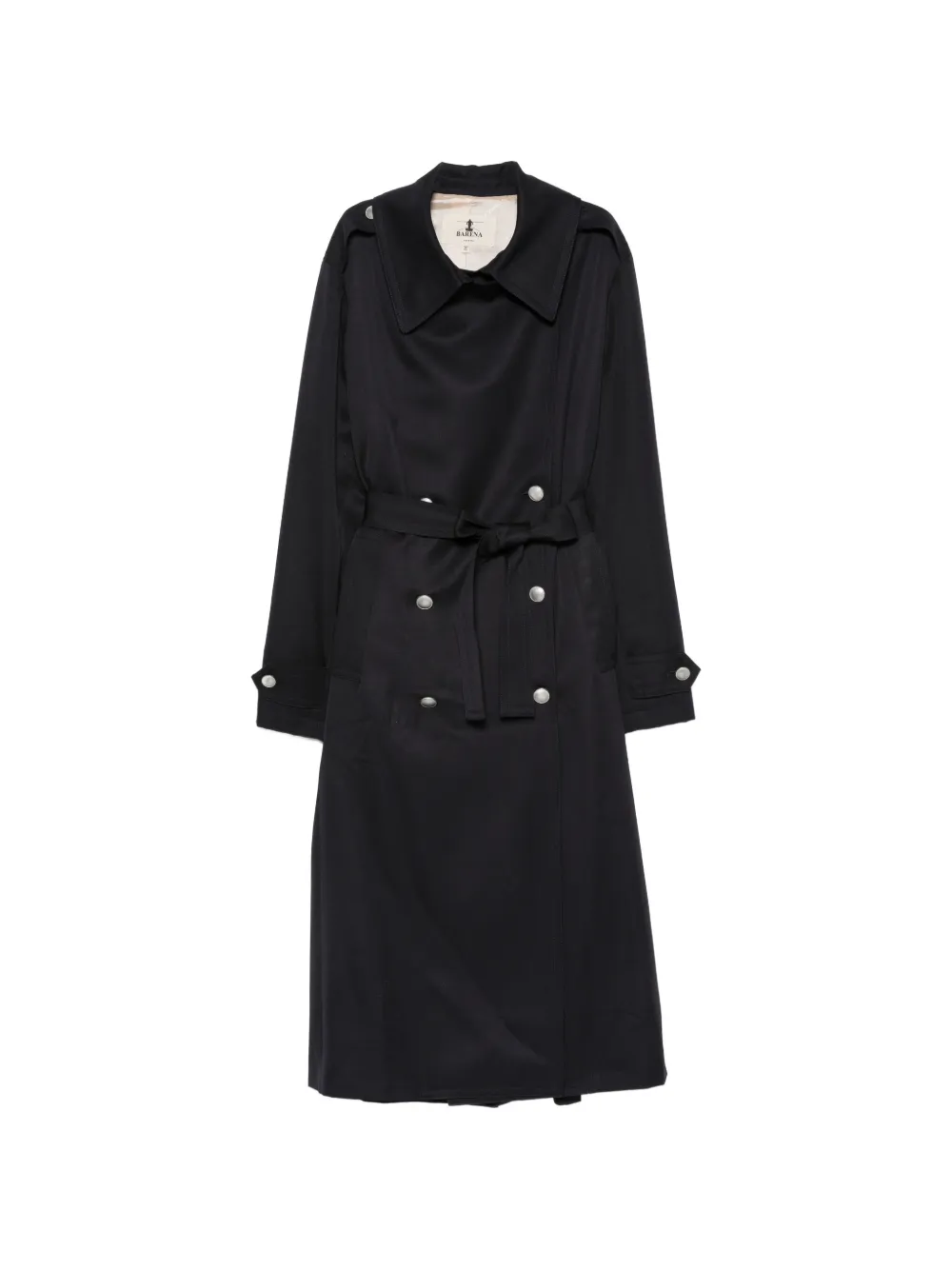 Barena Penny double-breasted belted coat - Blu