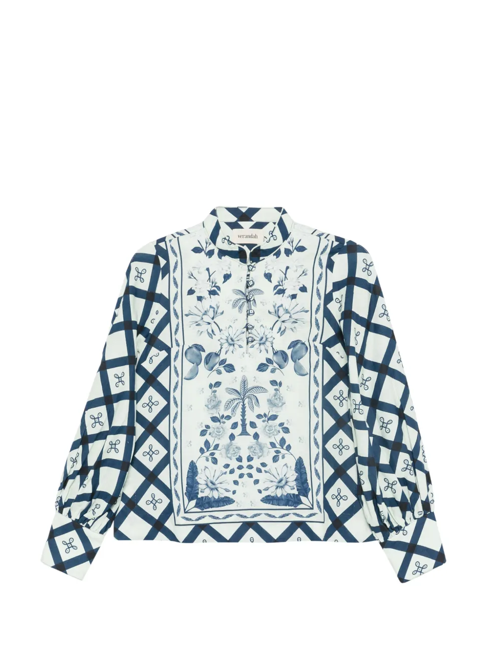 Verandah floral-print top - Verde