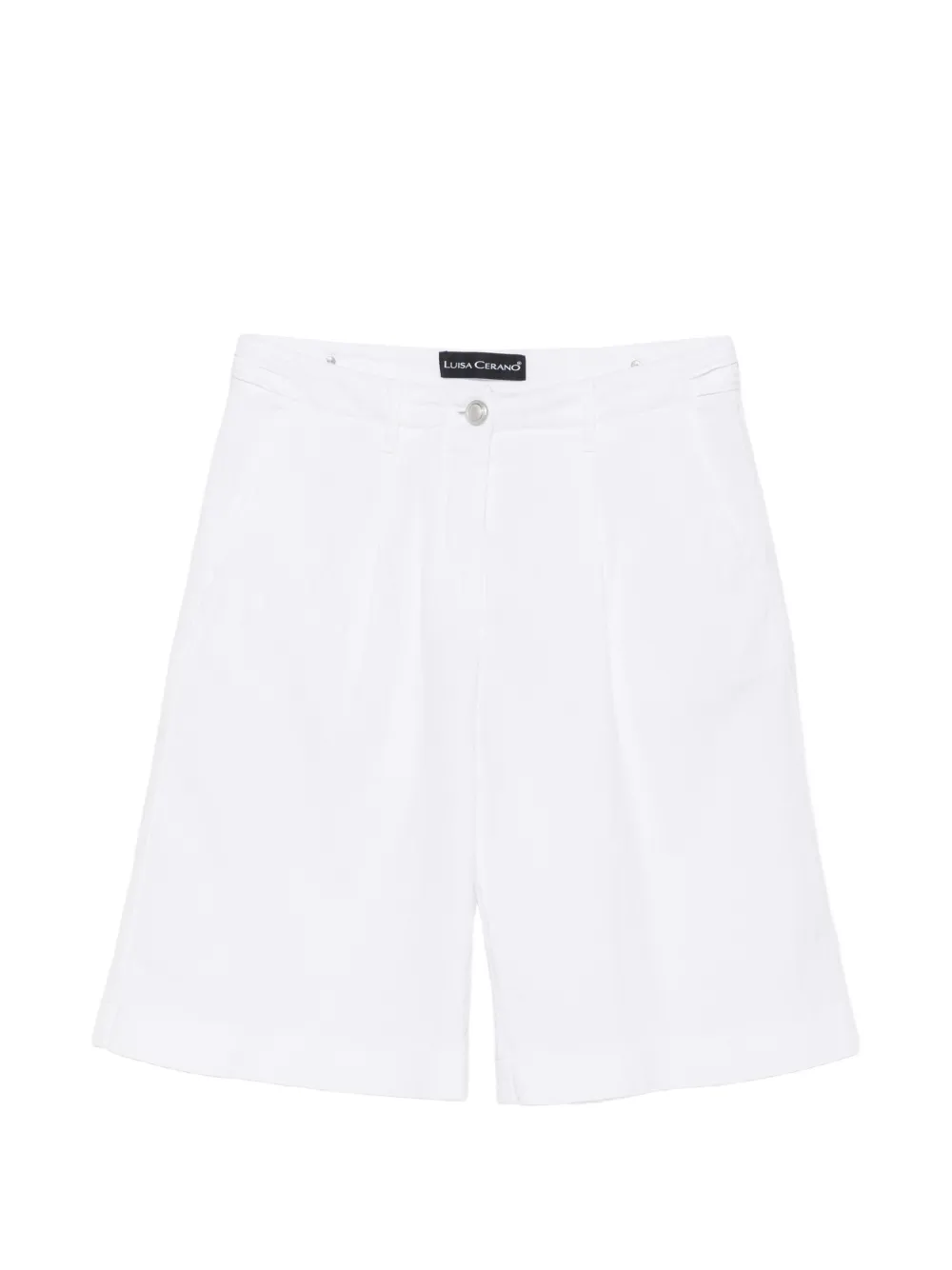 Luisa Cerano pleated-detail shorts - Bianco