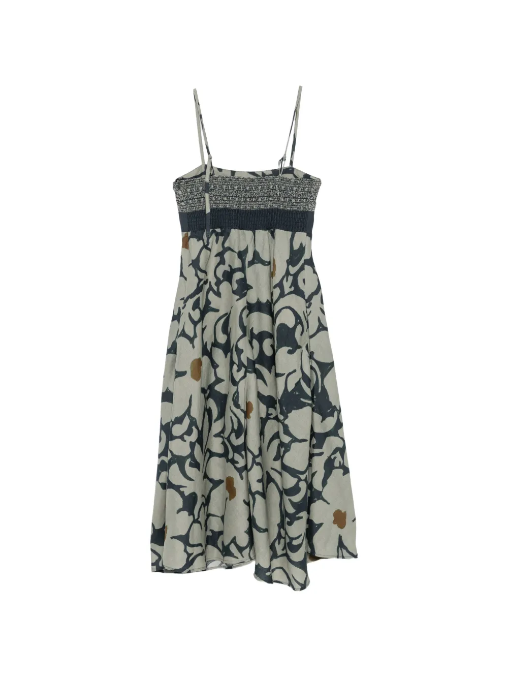 Luisa Cerano Midi-jurk met bloemenprint Grijs