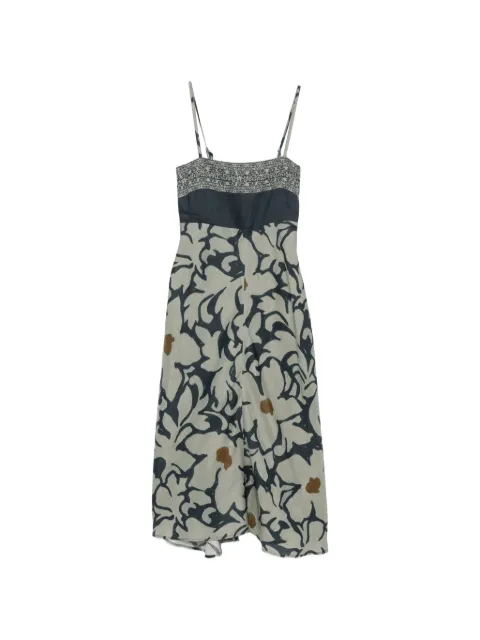 Luisa Cerano vestido midi con estampado floral
