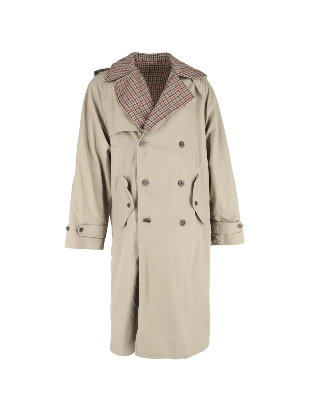 Balenciaga Pre-Owned 2023 reversible double-breasted trench coat - Toni neutri