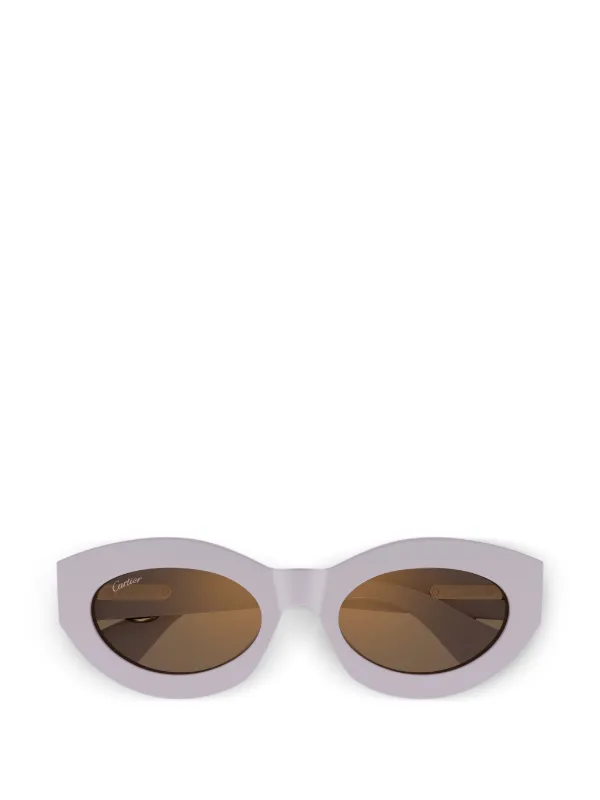 Cartier Eyewear Cat-eye Sunglasses in Purple