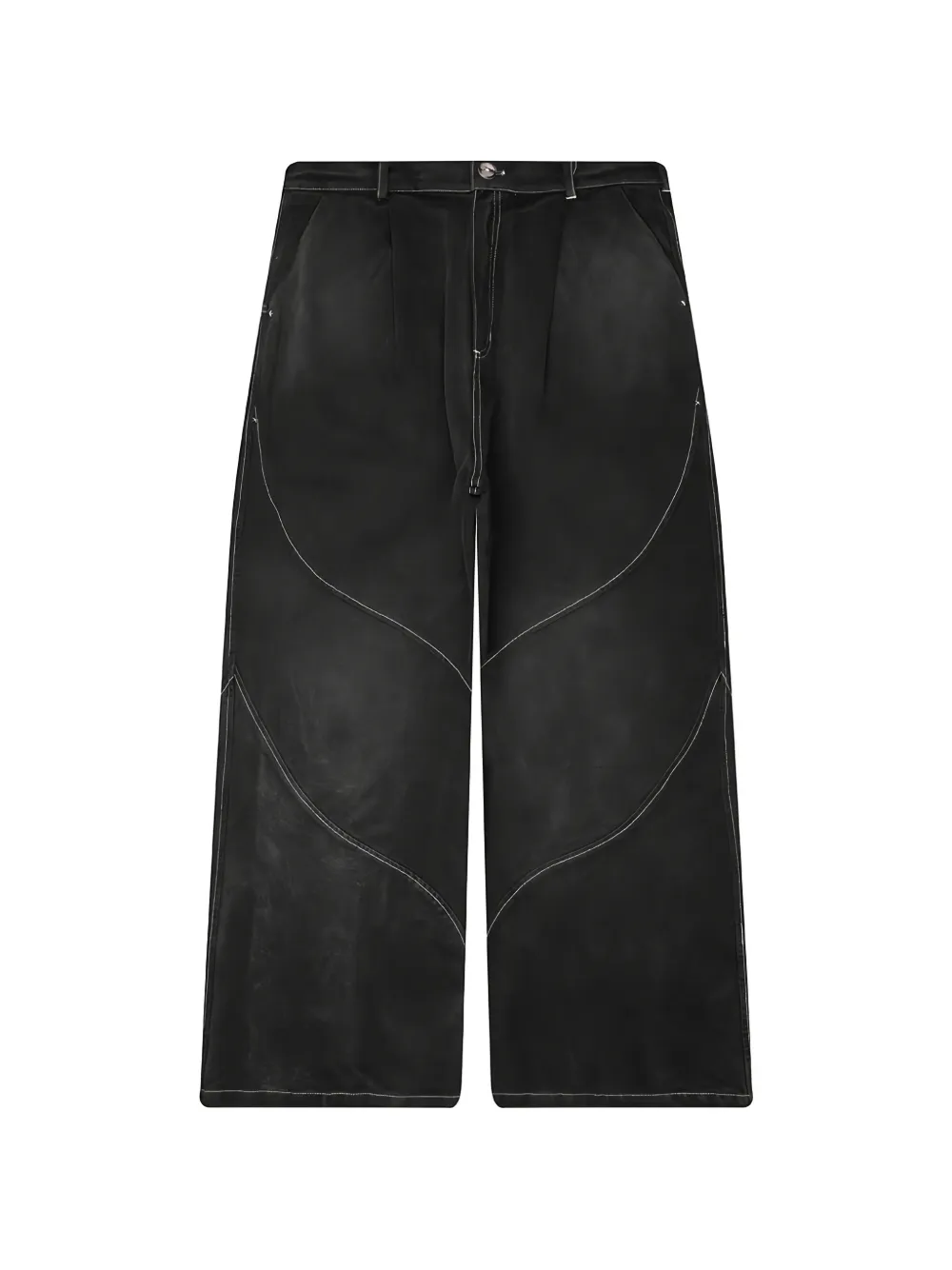 JUNGLES JUNGLES Sun Bleached Slant jeans - Nero