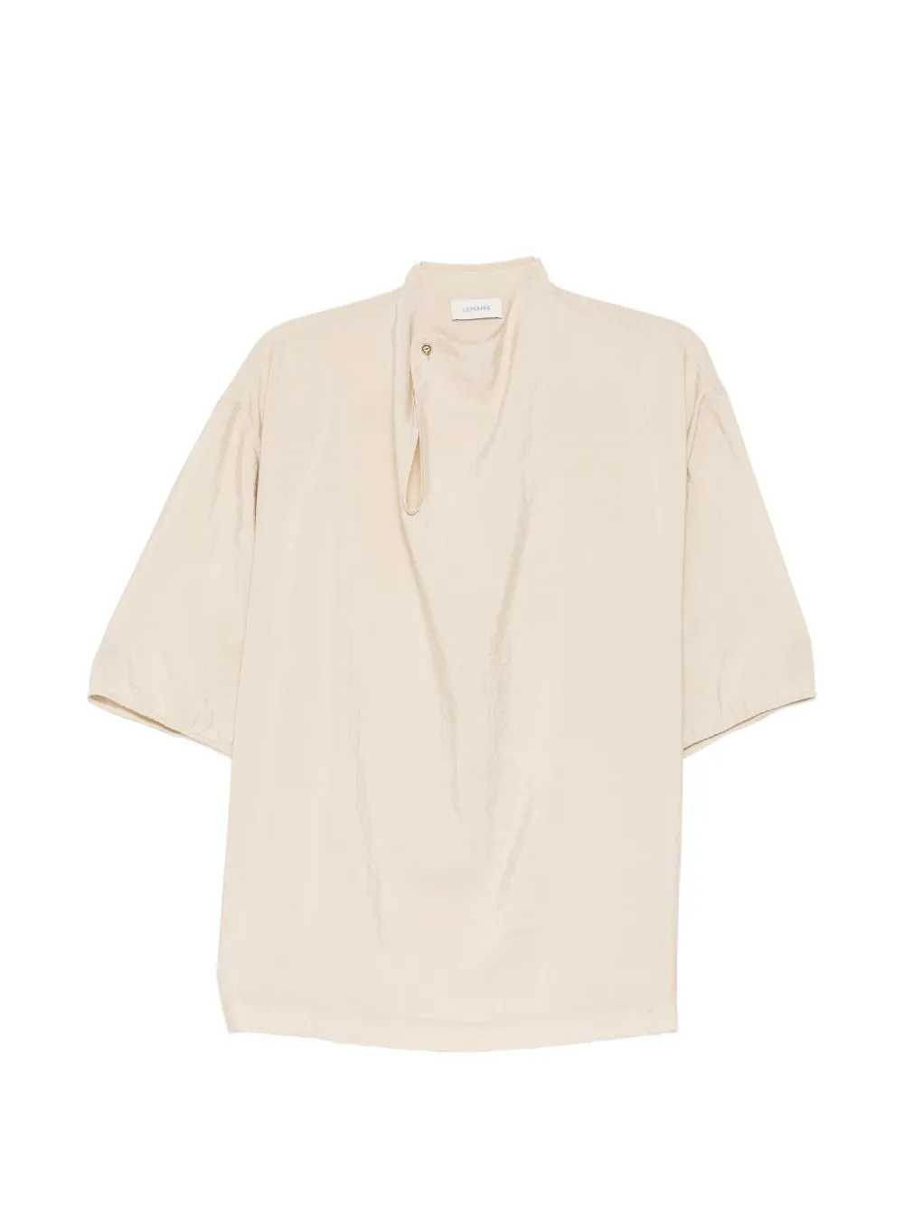 LEMAIRE soft-collar blouse - Toni neutri