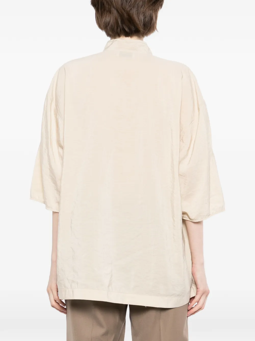 LEMAIRE Blouse met zachte kraag Beige