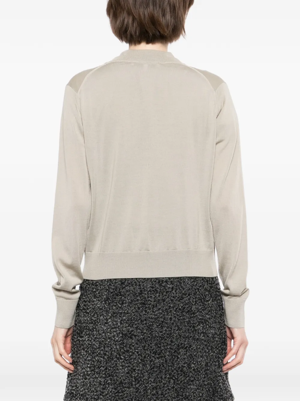 Maison Kitsuné Vest met print Beige