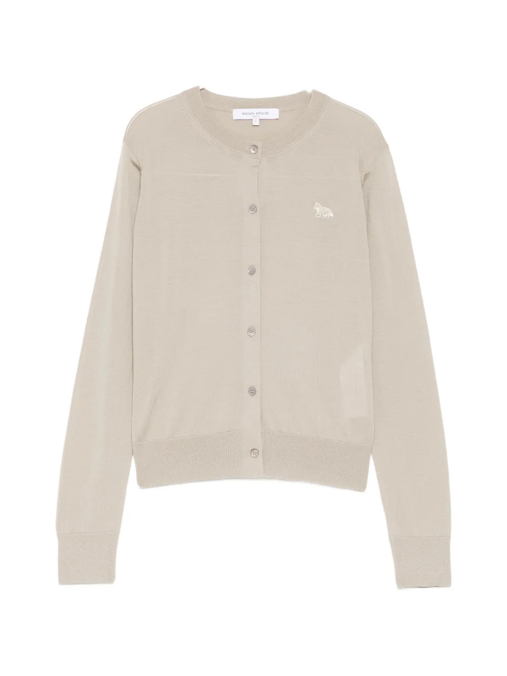 Maison Kitsuné Baby Fox cardigan - Toni neutri