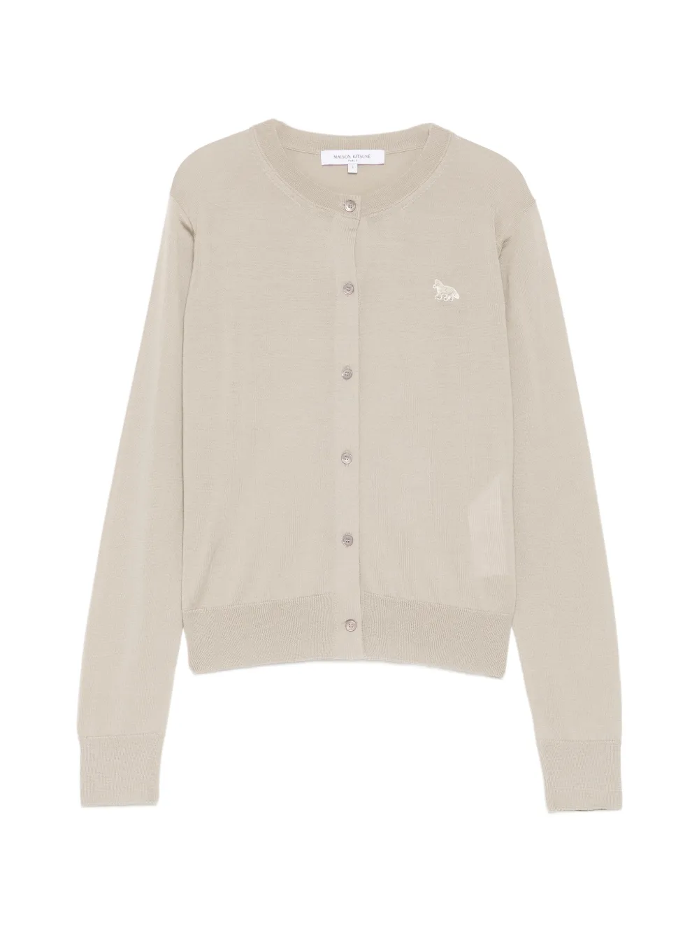 Maison Kitsuné Baby Fox cardigan - Neutrals